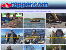 Tablet Screenshot of fishrapper.com